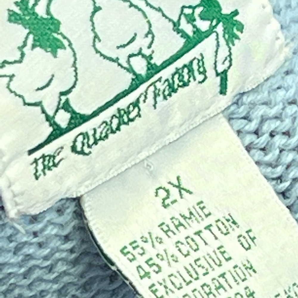 The Quacker Factory Ladies Blue Plus Size Cardiga… - image 3